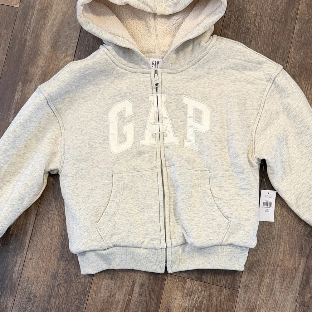 GAP Kids Light Gray Hooded Jacket